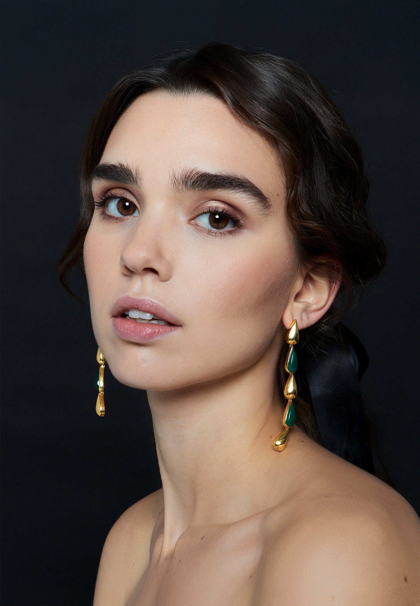 Pendientes Balance Verde Earrings LAVANI 