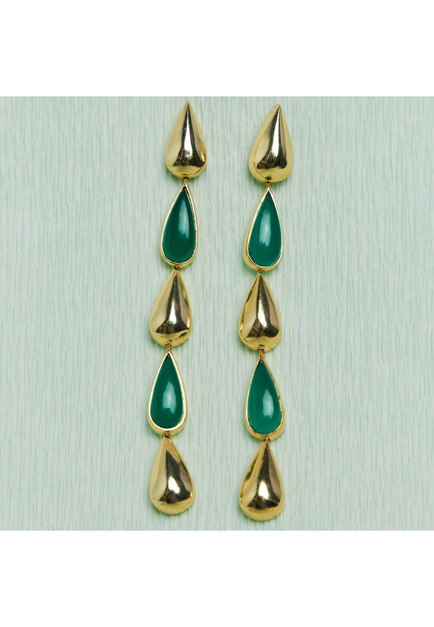 Pendientes Balance Verde Earrings LAVANI 
