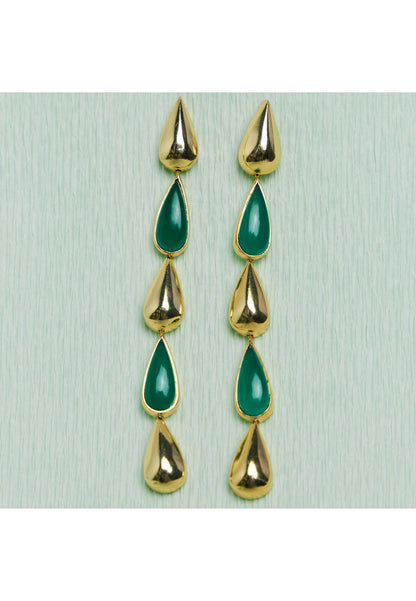 Pendientes Balance Verde Earrings LAVANI 