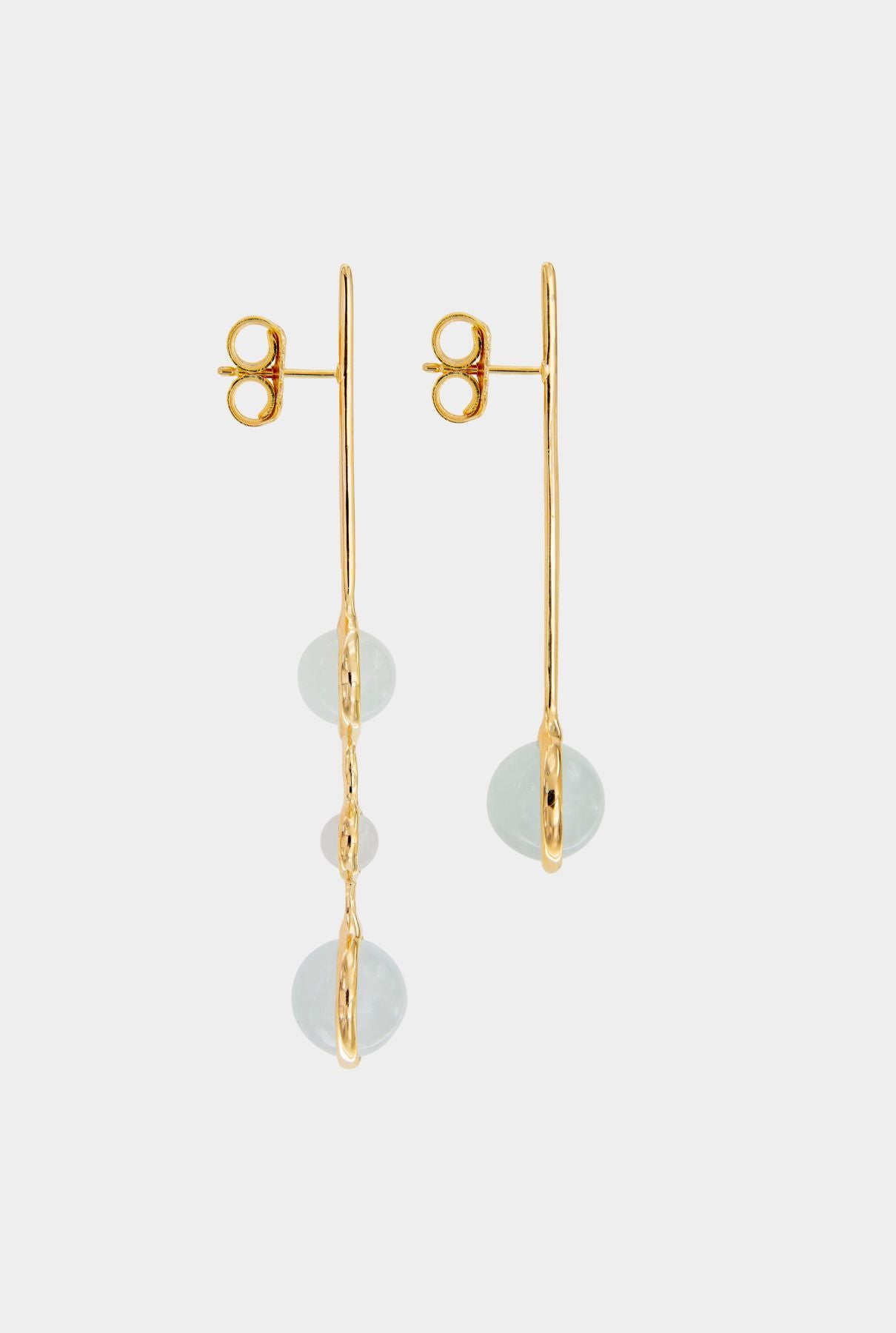 Pendientes Crisálida Aguamarina Earrings Coolook 