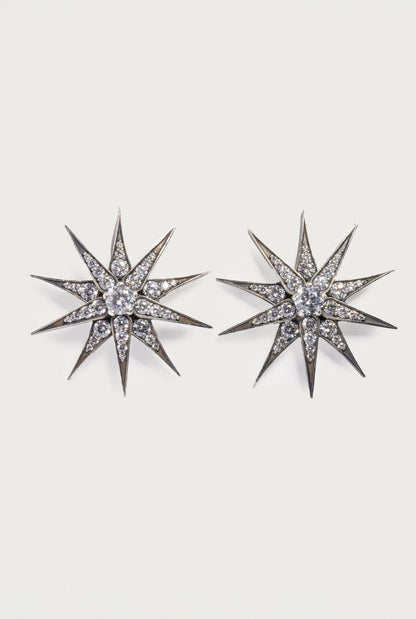 Pendientes Estrella de Plata Grande Earrings Ynes Suelves Jewellry 