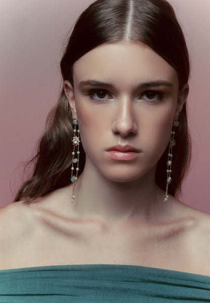 Pendientes Galatea Blancos Earrings LAVANI 
