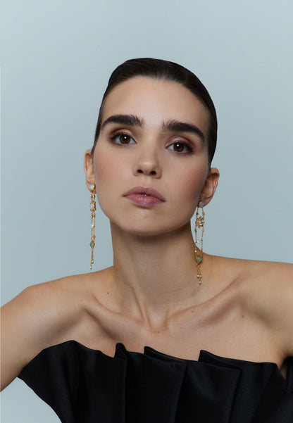 Pendientes Galatea Blancos Earrings LAVANI 