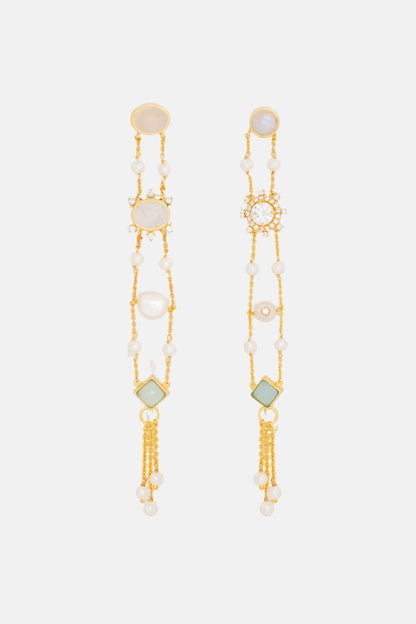 Pendientes Galatea Blancos Earrings LAVANI 