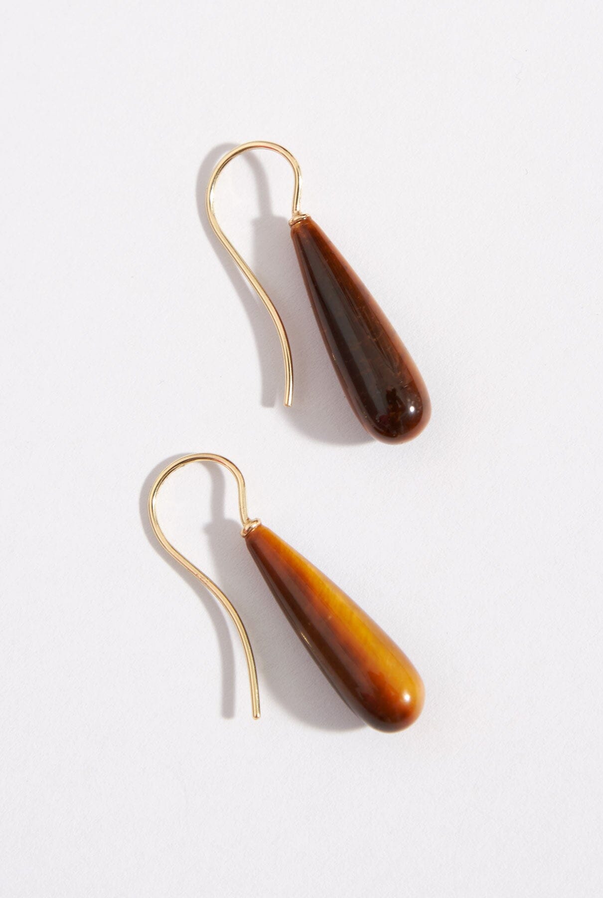 Pendientes gota gancho ojo de tigre Earrings SOYFASCINANTE 