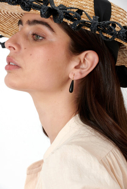 Pendientes gota gancho onix Earrings SOY FASCINANTE 