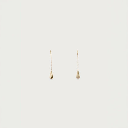 Pendientes Gotas de Oro Earrings Ynes Suelves Jewellery 