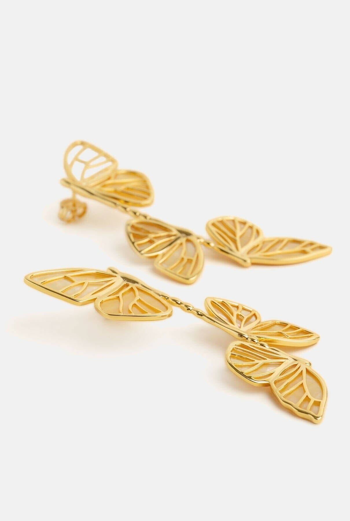 Pendientes Mariposa Monarca Oriental Earrings Coolook 