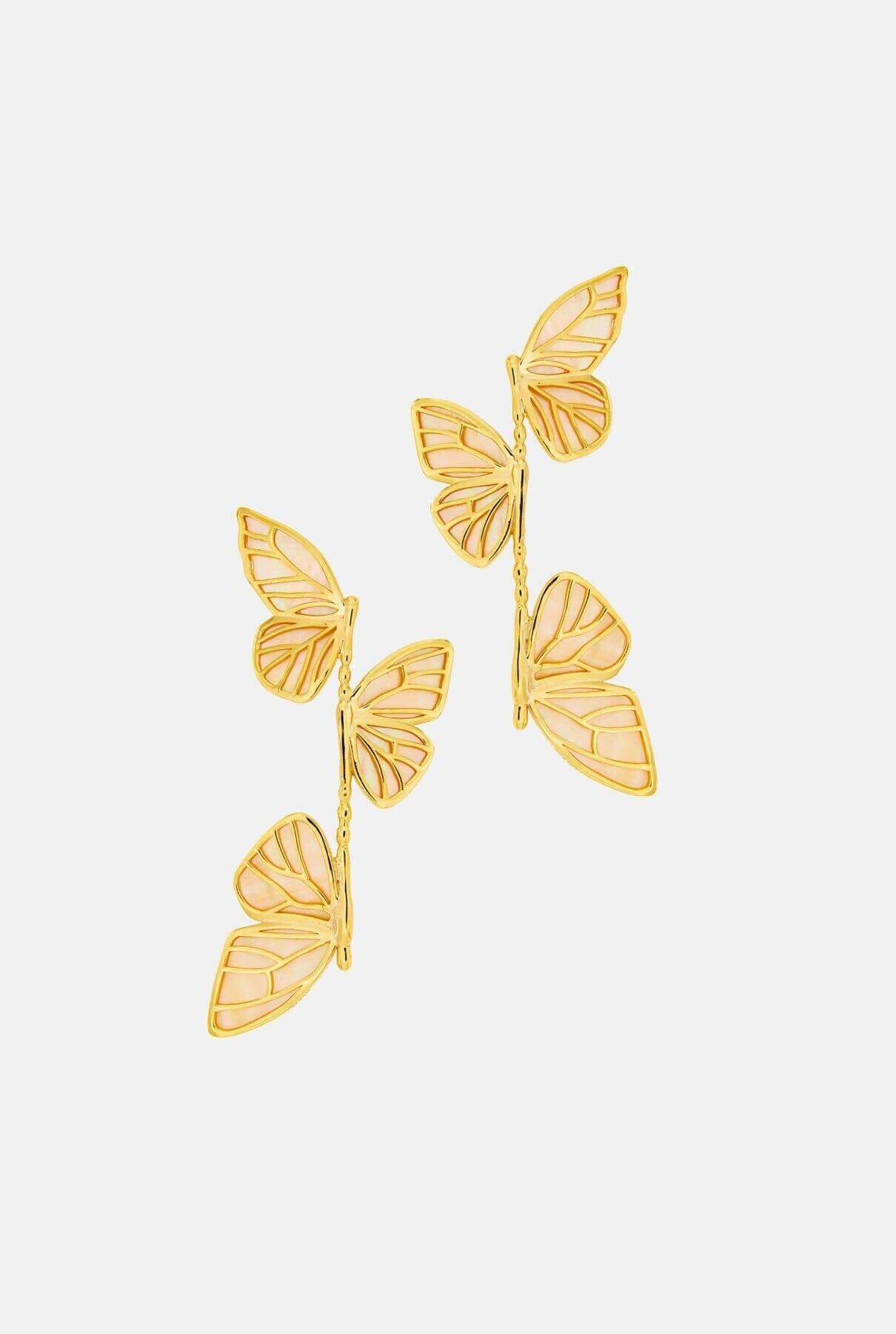 Pendientes Mariposa Monarca Oriental Earrings Coolook 