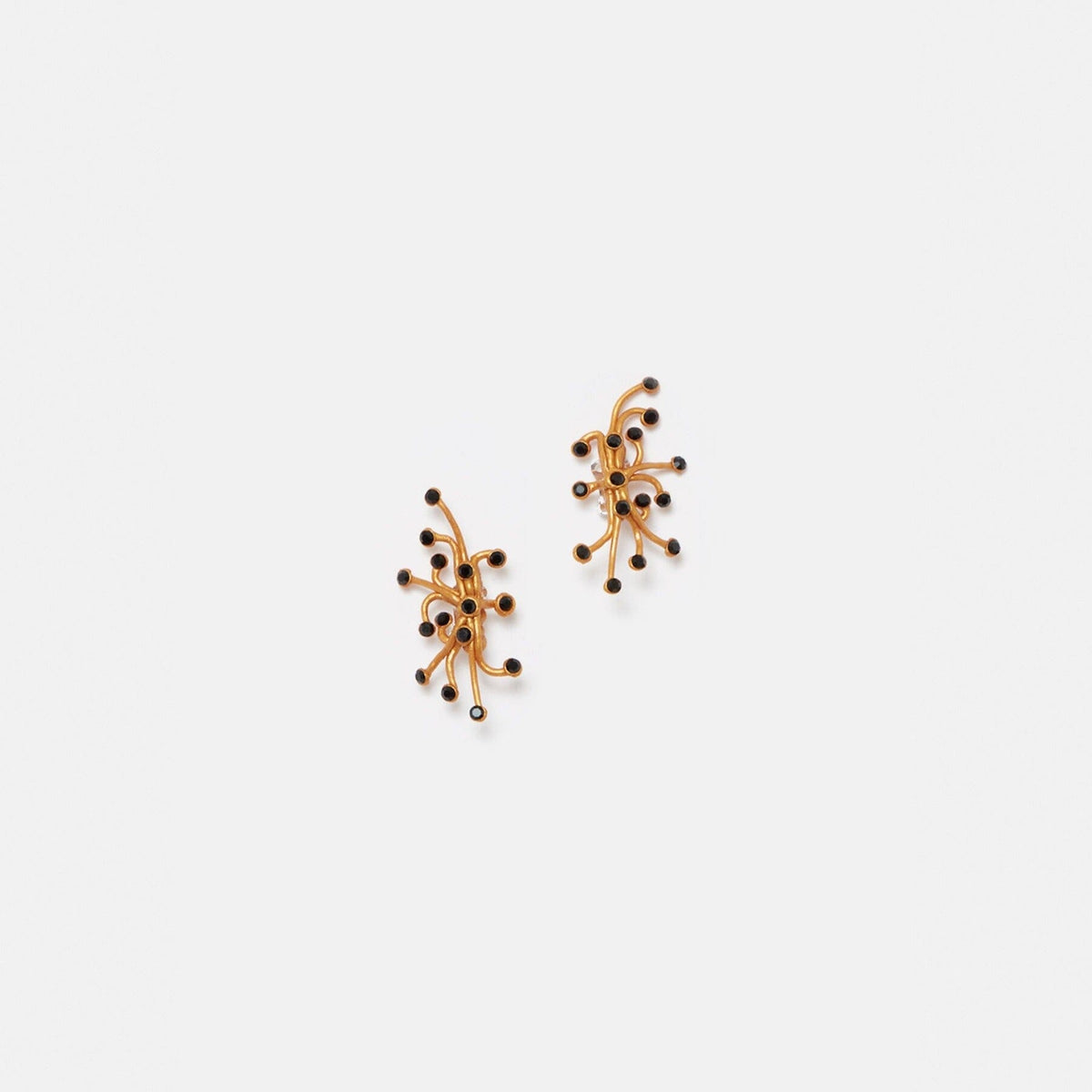 Pendientes Molly Piedra Azabache Earrings Joaquin Blanco 