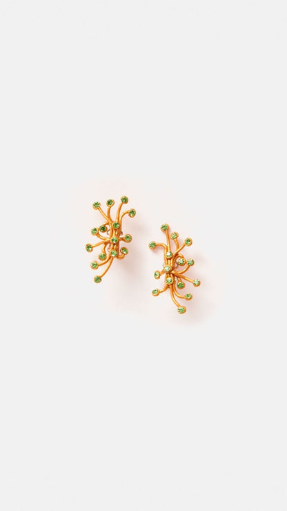 Pendientes Molly verde Earrings Joaquin Blanco 