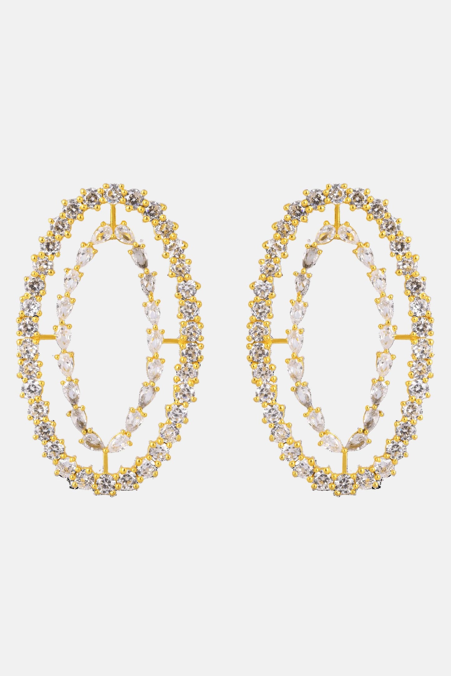 Pendientes Rivoli Blancos Earrings LAVANI 