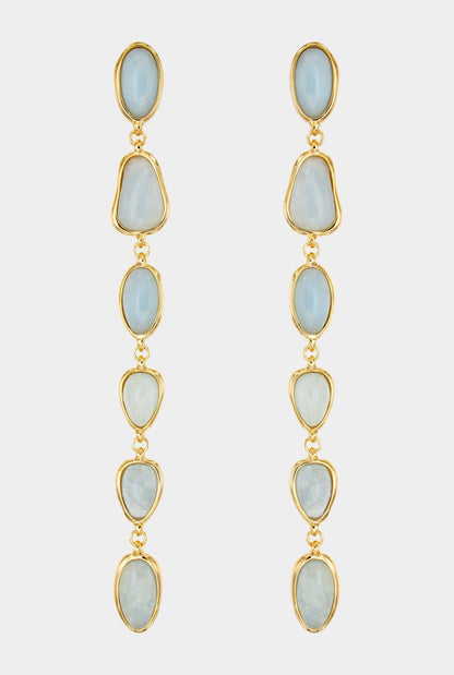 Pendientes Sin Miedo Aguamarina Earrings Coolook 