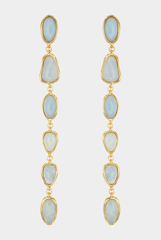 Pendientes Sin Miedo Aguamarina Earrings Coolook 