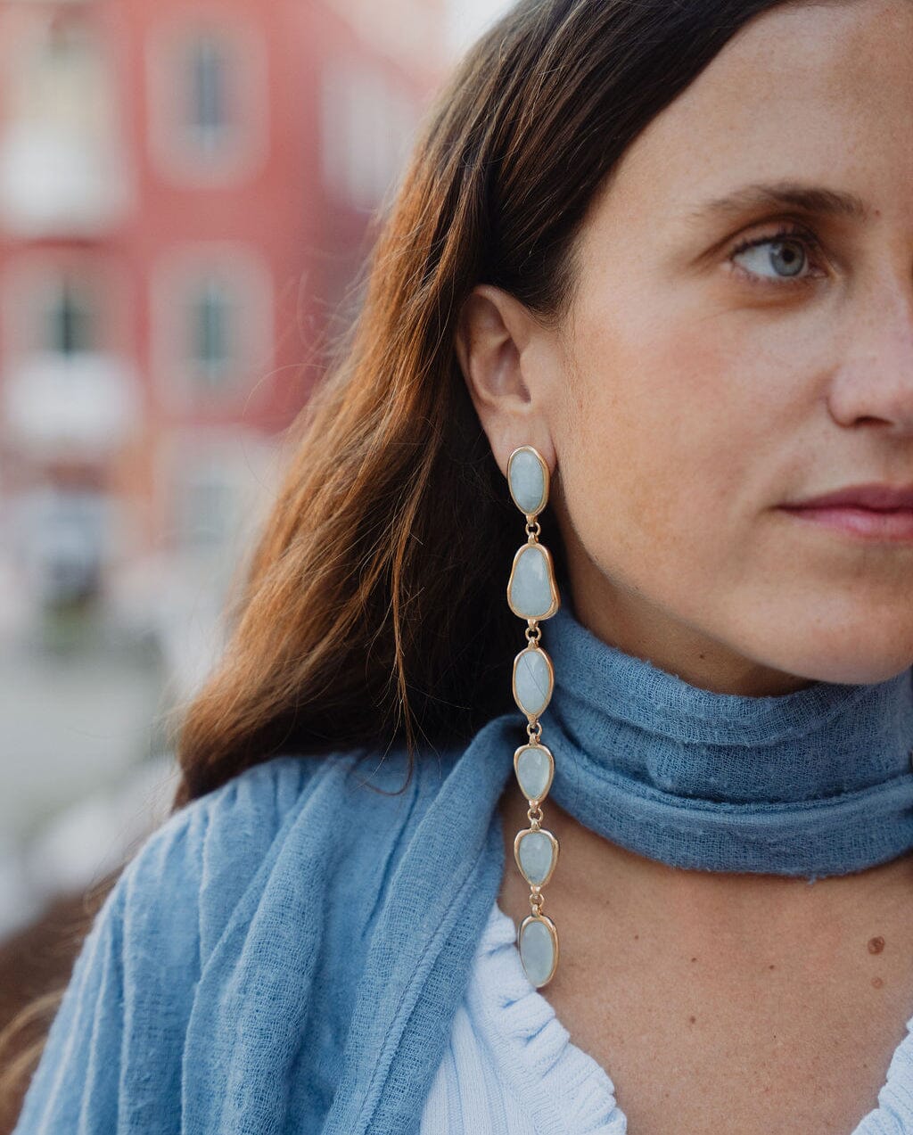 Pendientes Sin Miedo Aguamarina Earrings Coolook 