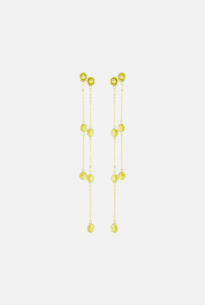 Pendientes Sirius Large Amarillo Earrings Coolook 