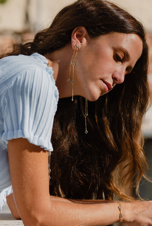 Pendientes Sirius Large Light Blue Earrings Coolook 