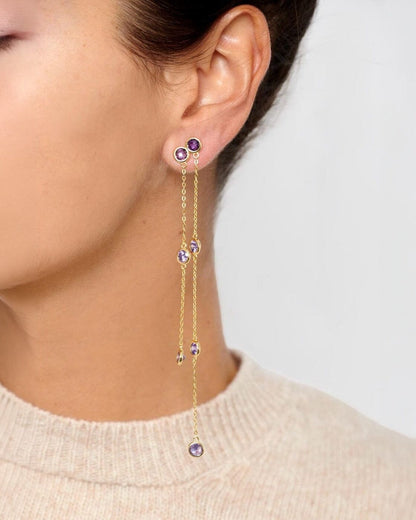 Pendientes Sirius Large Malva Earrings Coolook 