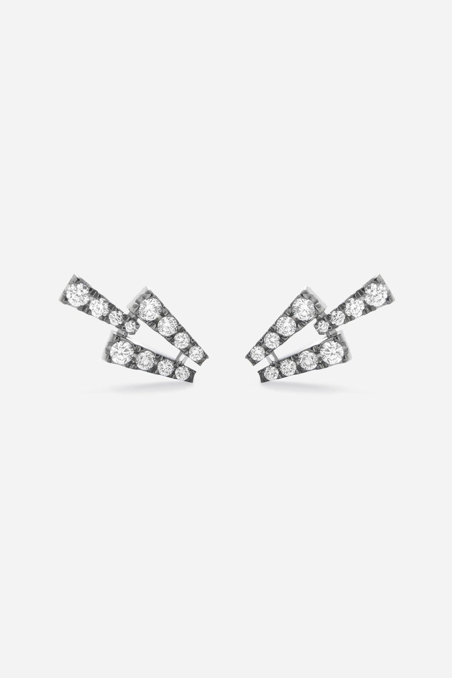 Pendientes Smoky Club XS Earrings Gold & Roses 