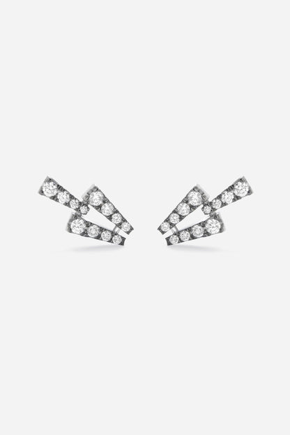 Pendientes Smoky Club XS Earrings Gold & Roses 