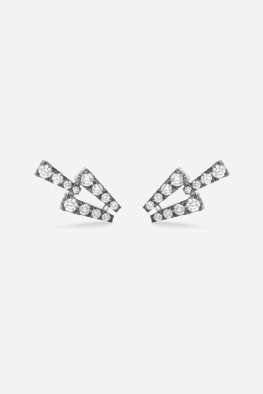 Pendientes Smoky Club XS Earrings Gold & Roses 