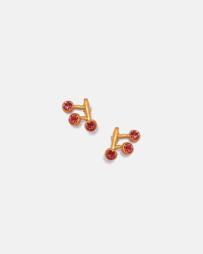 Pendientes Sofia rojo Earrings Joaquin Blanco 