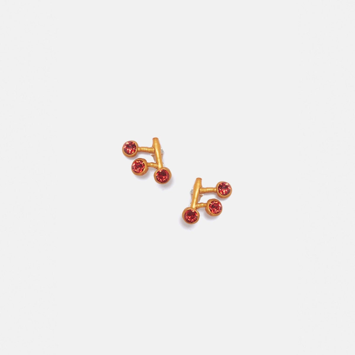 Pendientes Sofia rojo Earrings Joaquin Blanco 