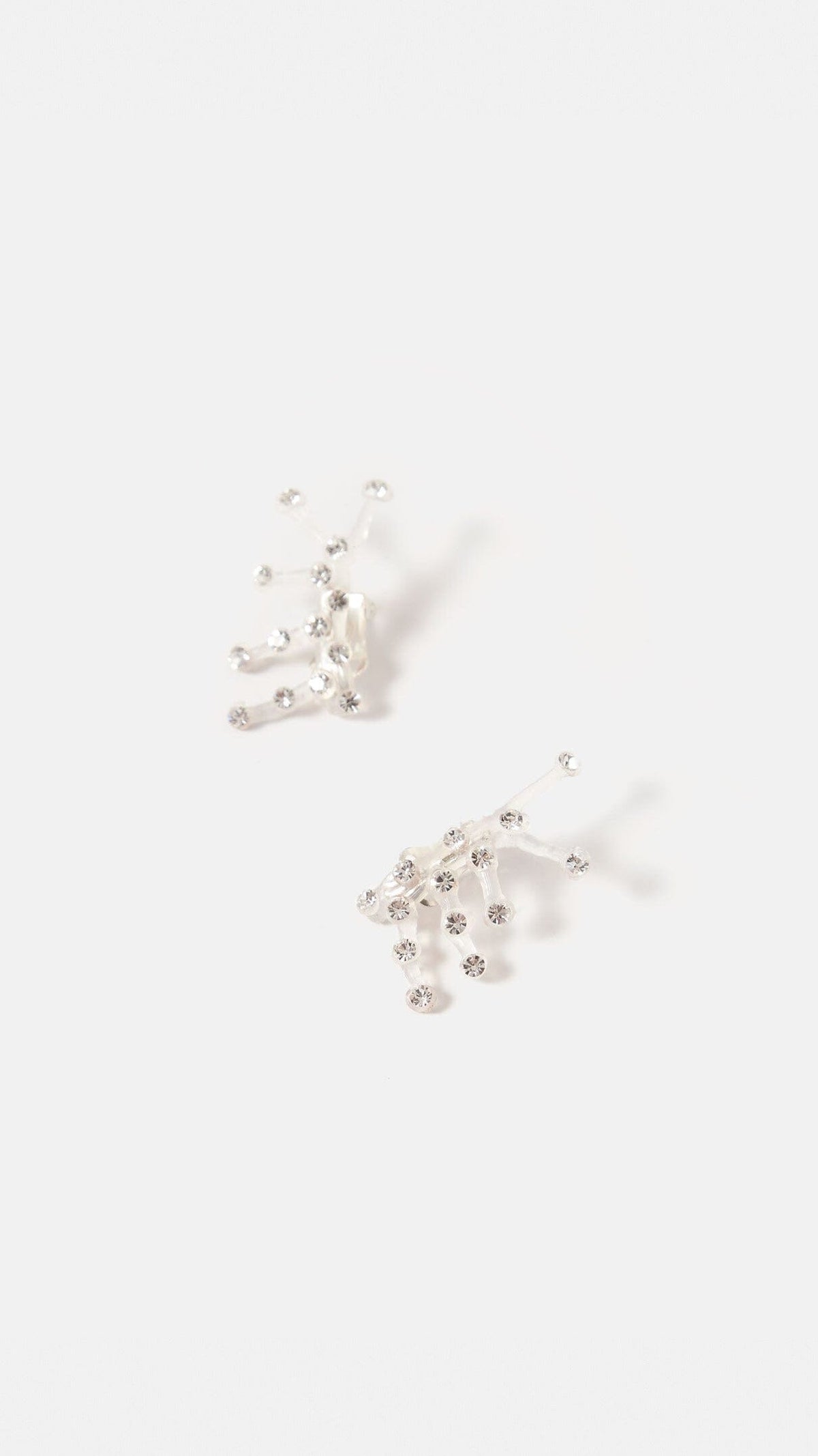 Pendientes Sofia strass transparente Earrings Joaquin Blanco 