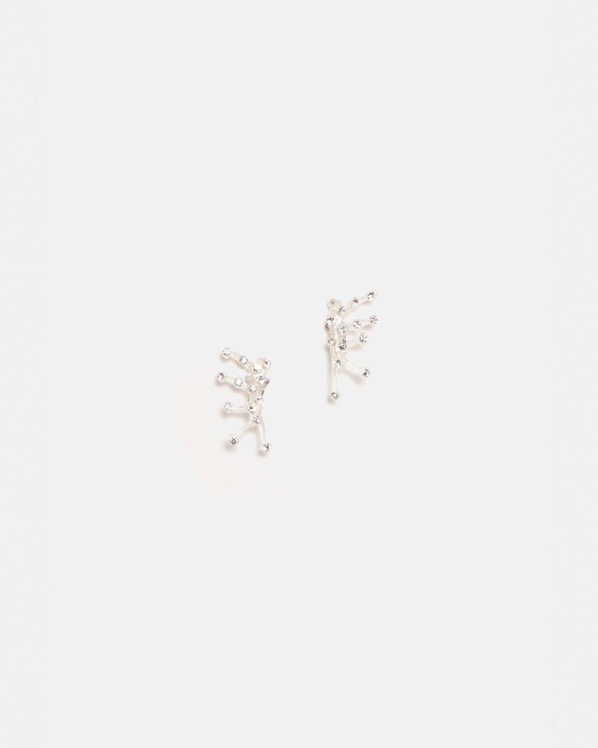 Pendientes Sofia strass transparente Earrings Joaquin Blanco 