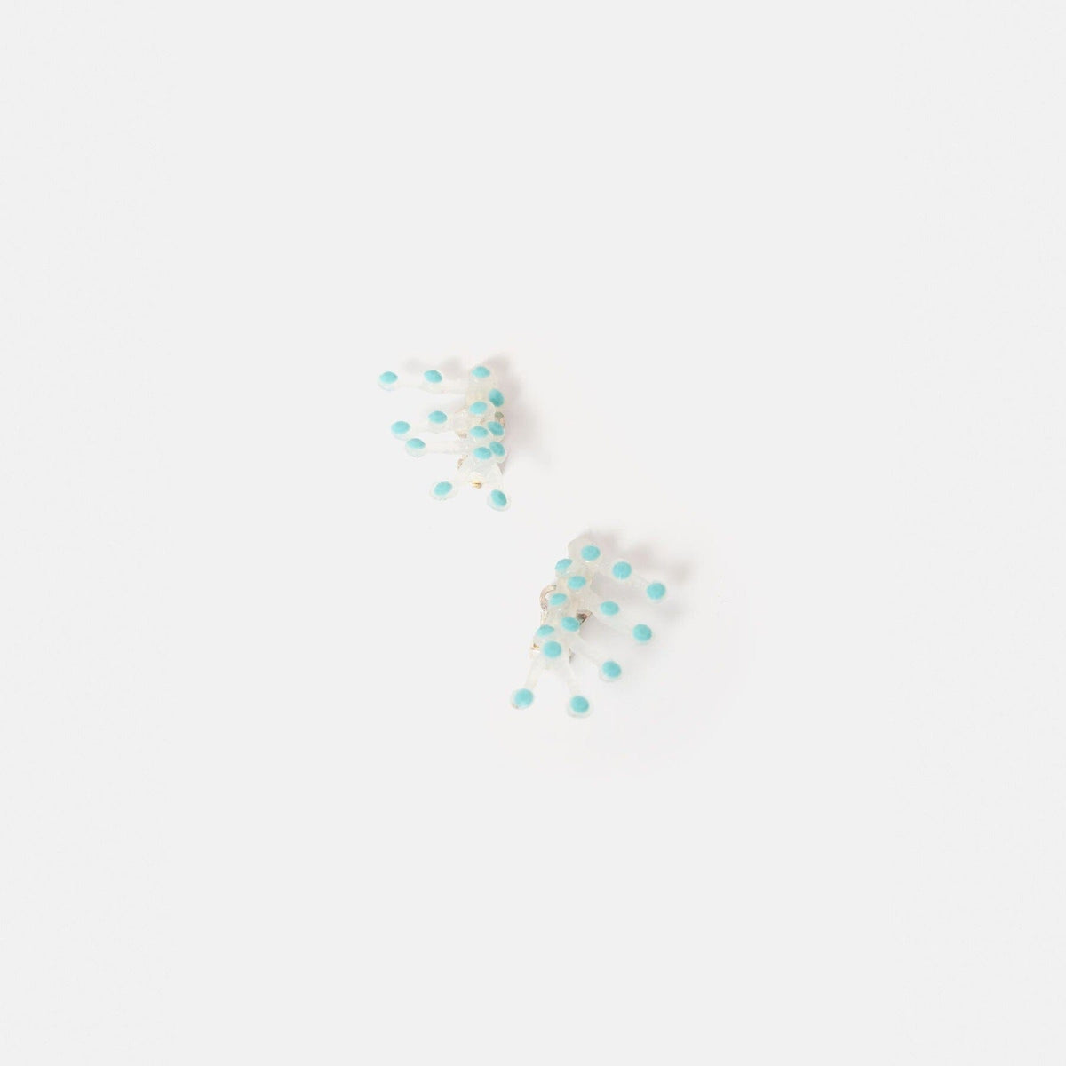 Pendientes Sofia strass turquesa Earrings Joaquin Blanco 