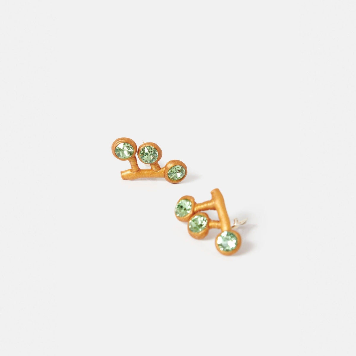 Pendientes Sofia verde Earrings Joaquin Blanco 
