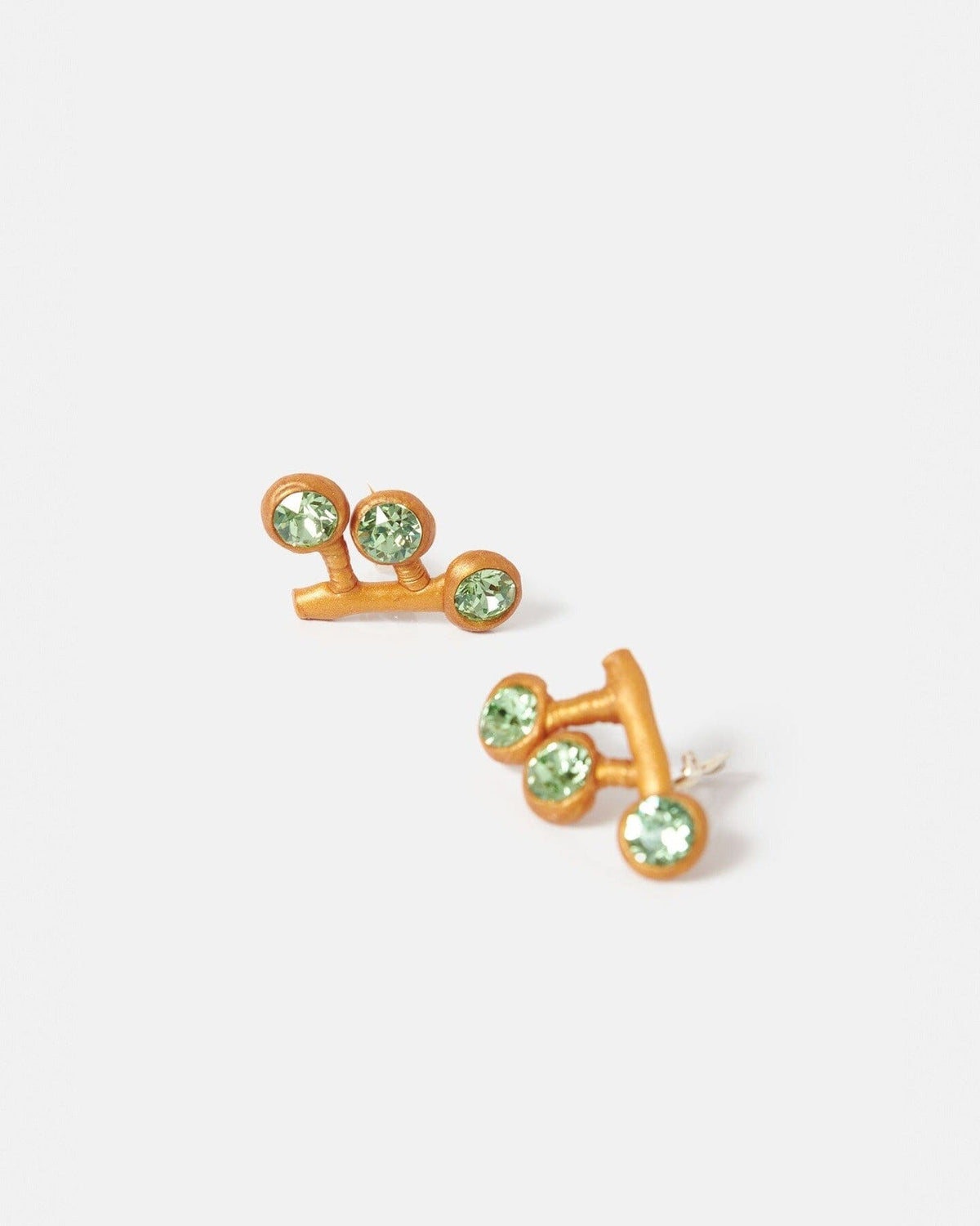 Pendientes Sofia verde Earrings Joaquin Blanco 