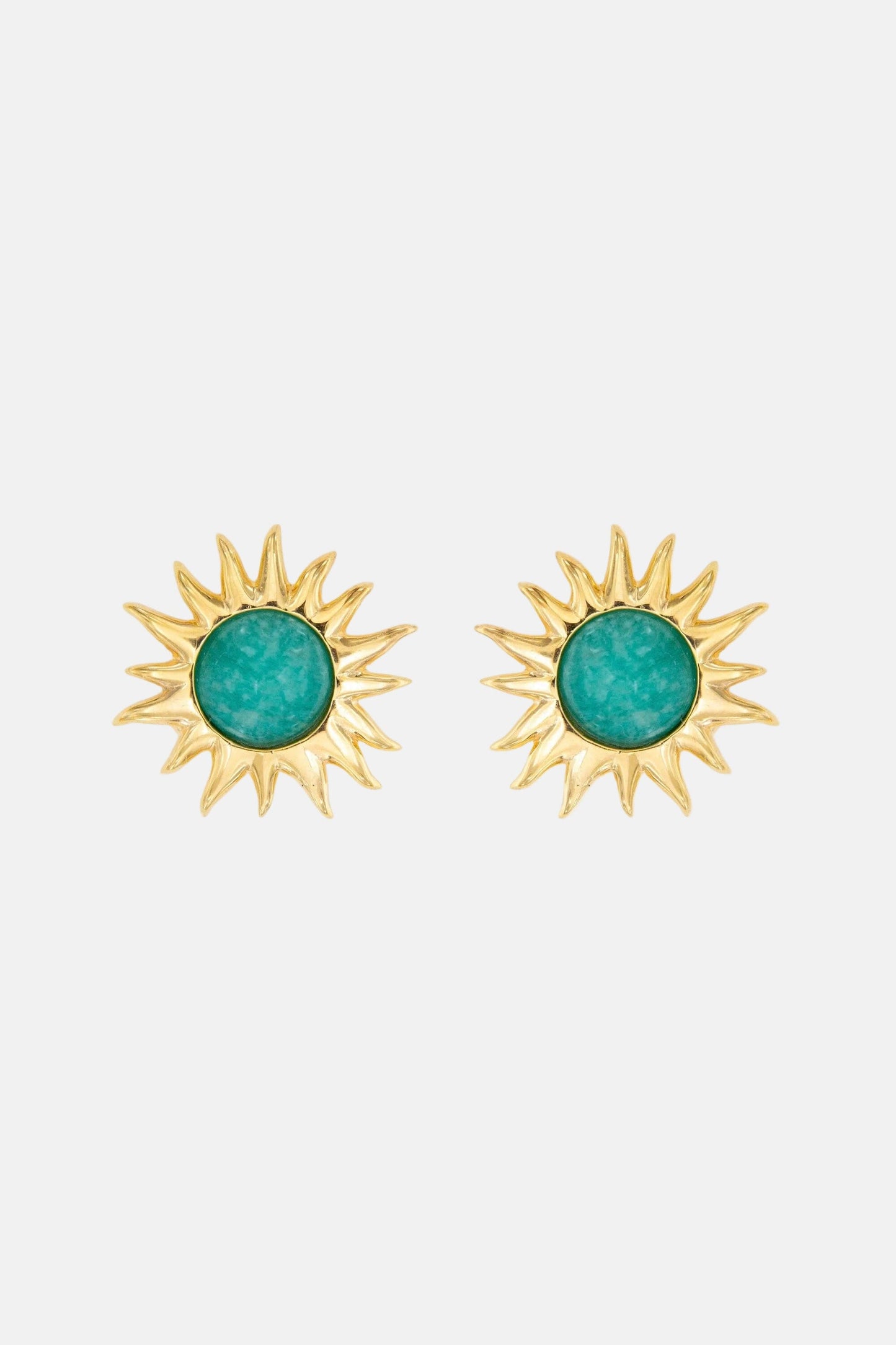 Pendientes Sol Fascinante Amazonita Earrings Coolook 