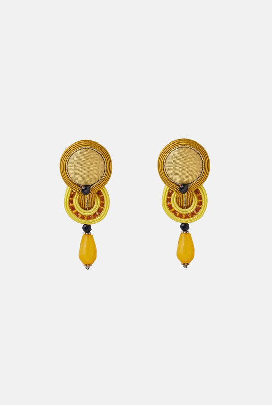 Pendientes Tommasa Canary Earrings Musula Jewelry 