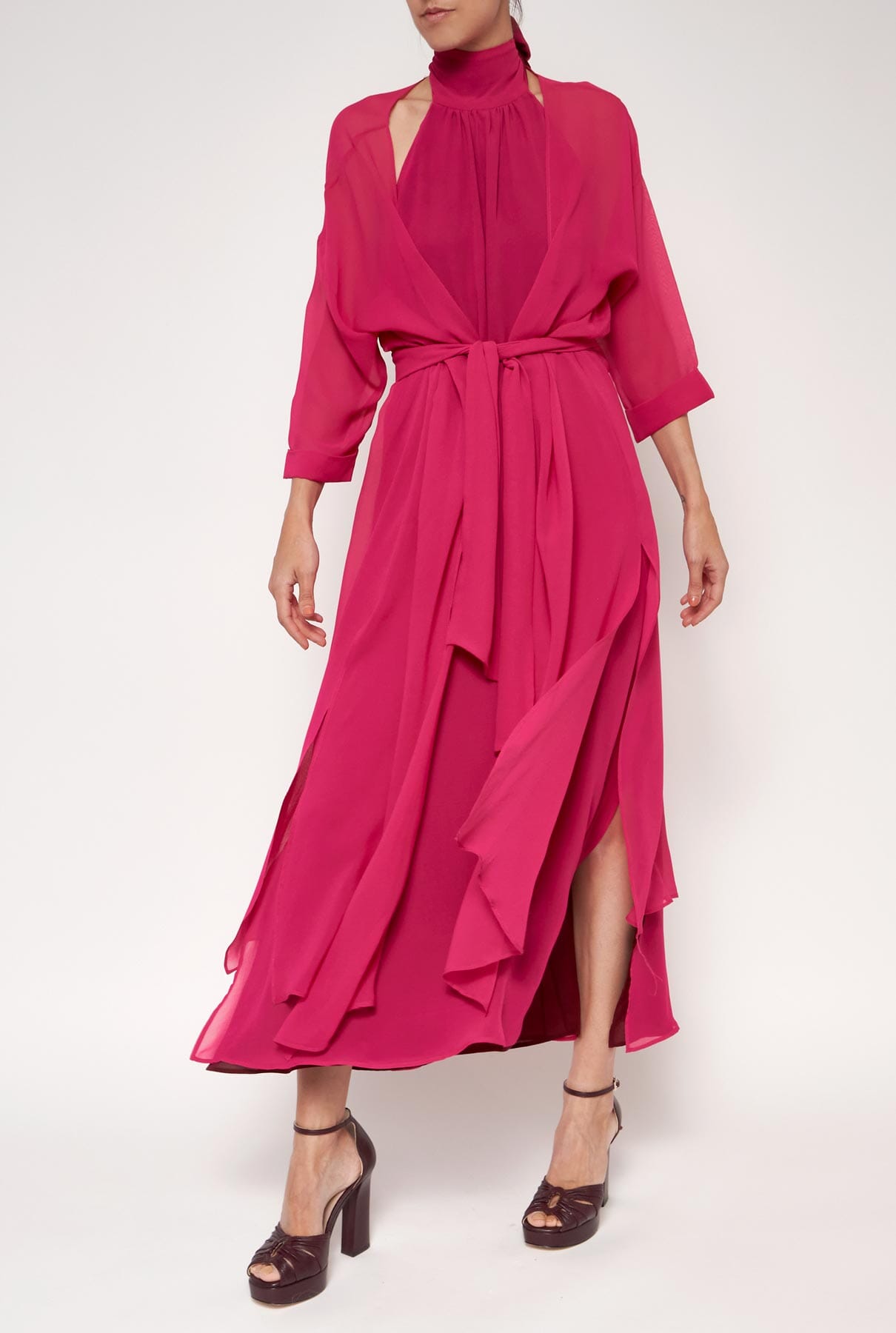 Persefone Overdress Fucsia Capes & shawls Atelier Aletheia 