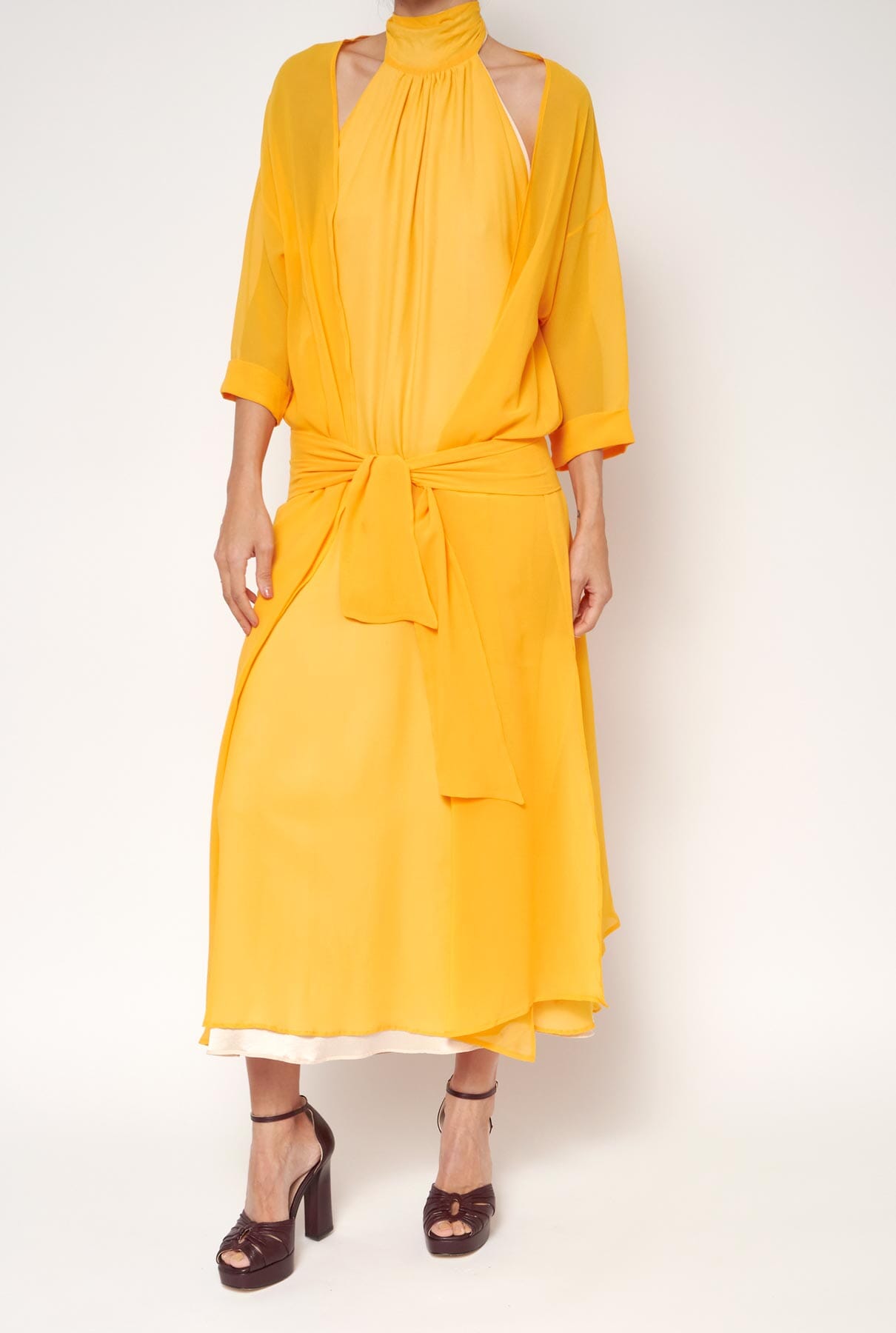 Persefone Overdress Yellow Capes & shawls Atelier Aletheia 