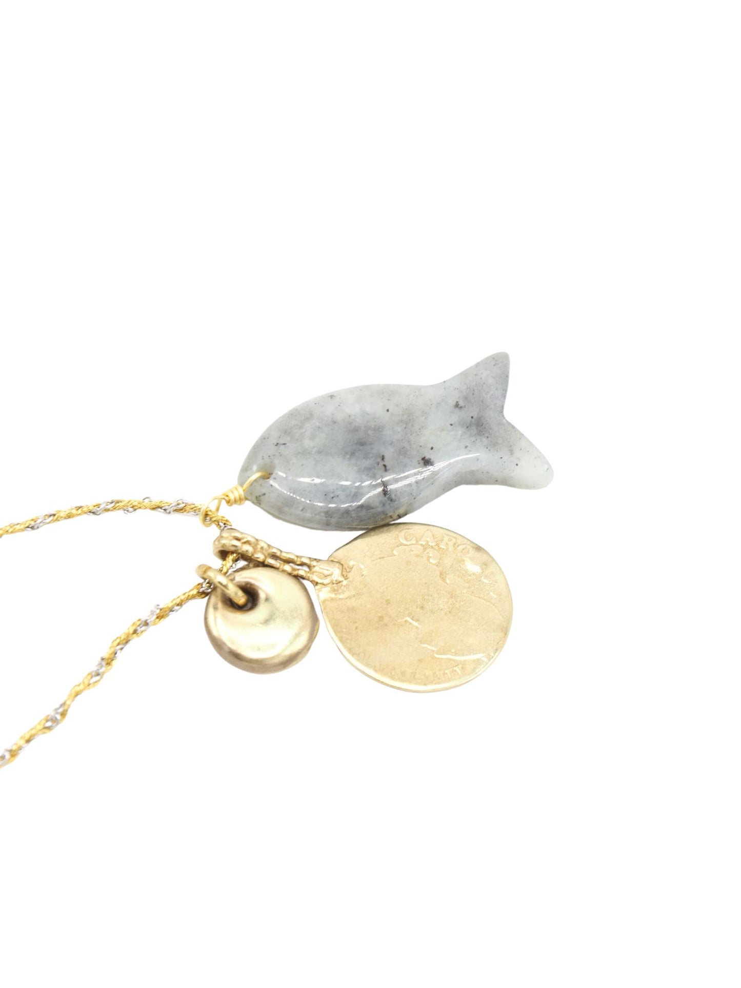 PESCADITO NECKLACE Sita Nevado grey 