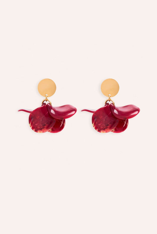 Petalos Rubi Marmolado Earrings Malababa 