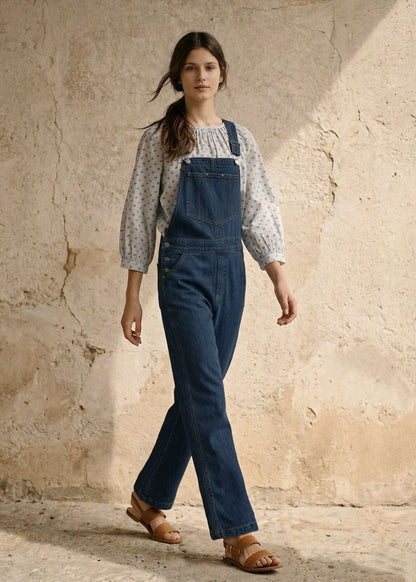 Peto Isabel Indigo Jumpsuits Kolonaki 