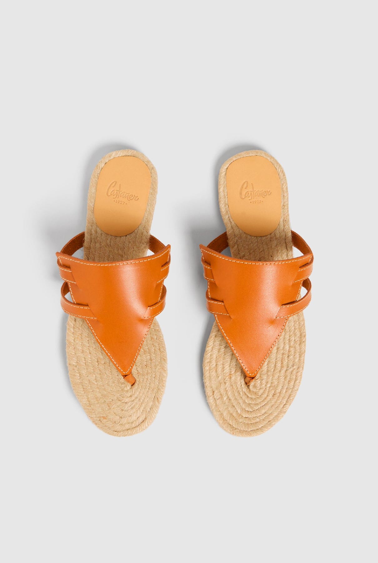 PIARA/187 CUERO Flat sandals Castañer 