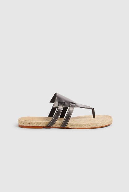 PIARA/187 NEGRO Flat sandals Castañer 