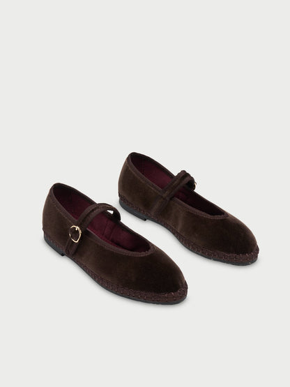 Pierre Mocha Flat shoes Flabelus 