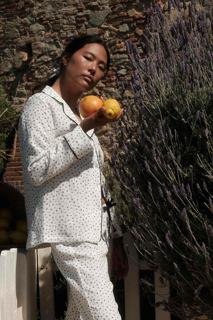 Pijama Largo Bambula Flores Silvestres Pijama de mujer Vicky Bargalló 