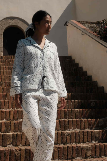 Pijama Largo Bambula Flores Silvestres Pijama de mujer Vicky Bargalló 