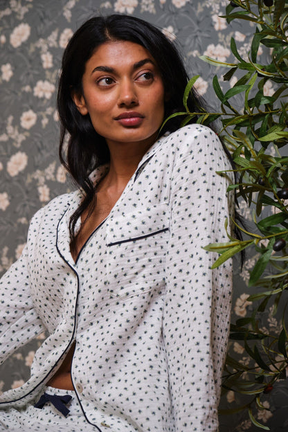 Pijama Largo Bambula Flores Silvestres Pijama de mujer Vicky Bargalló