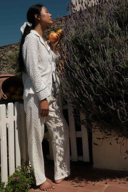 Pijama Largo Bambula Flores Silvestres Pijama de mujer Vicky Bargalló 