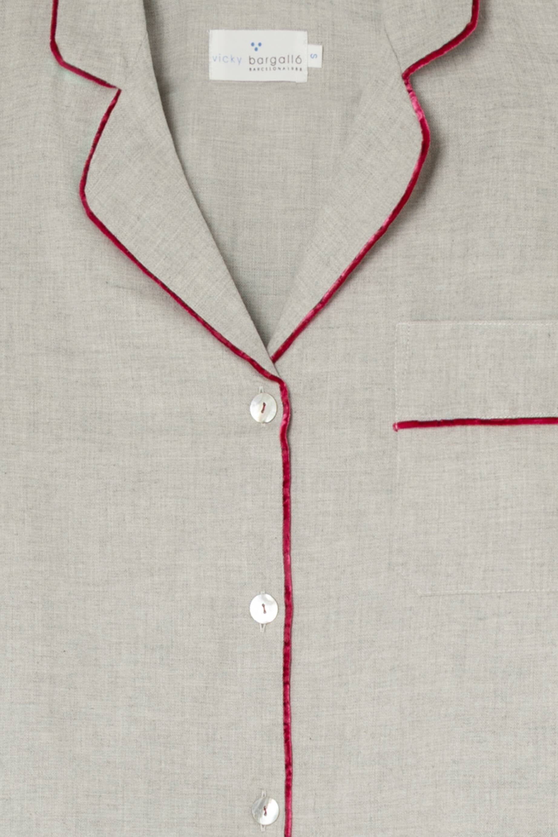 Pijama Mujer Velvet Rosé Pijama de mujer Vicky Bargalló 