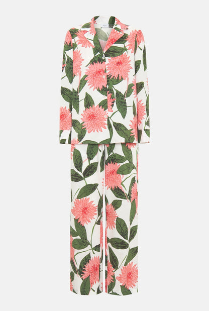 Pink cotton floral pajamas Sleepwear Mirto 