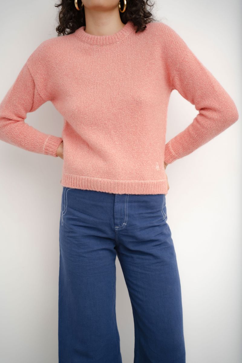 Pink Cozy Sweater Sweaters Amlul 