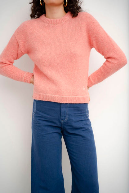 Pink Cozy Sweater Sweaters Amlul 